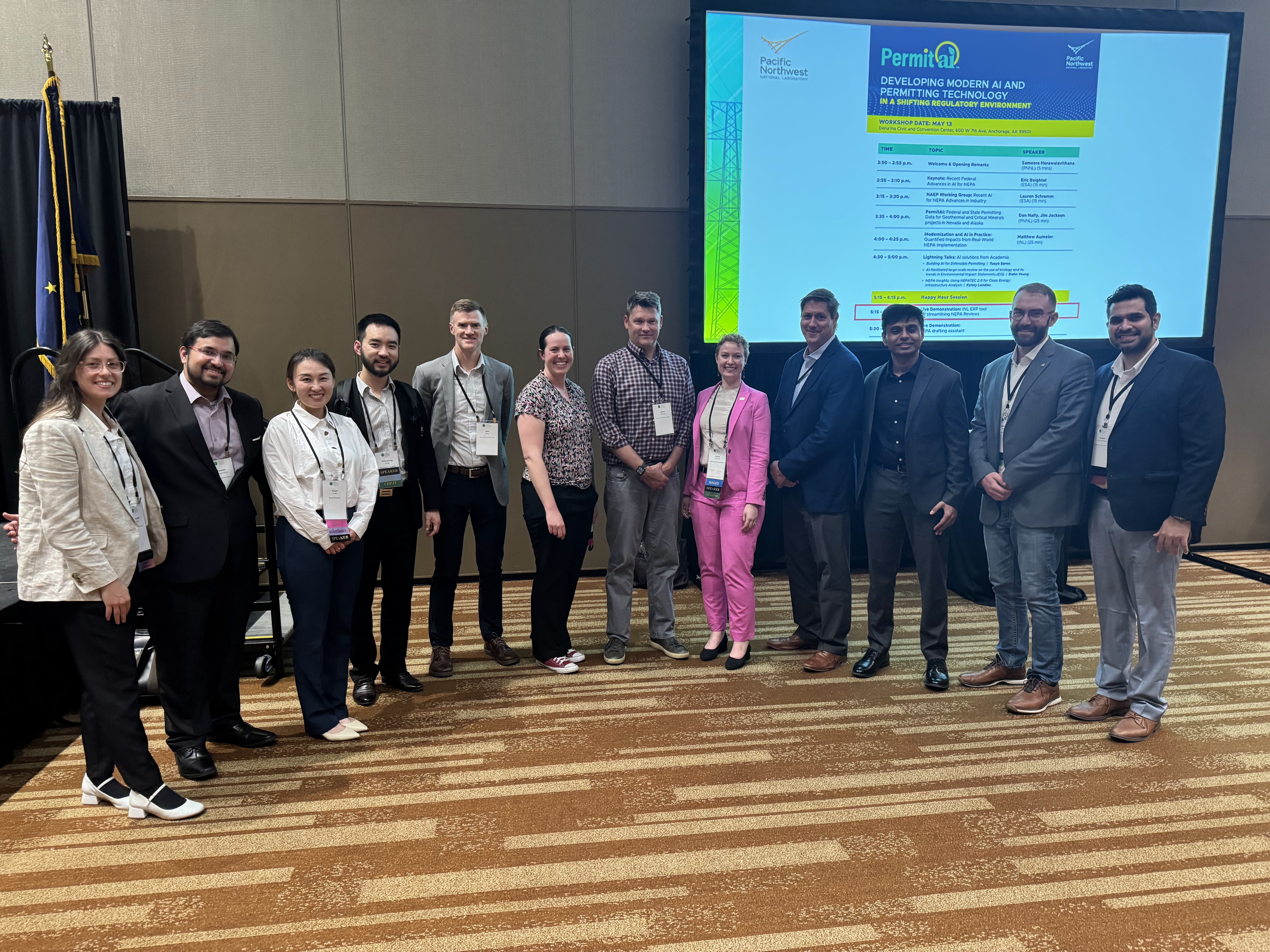 Group photograph at the NAEP 2026 AI workshop.
